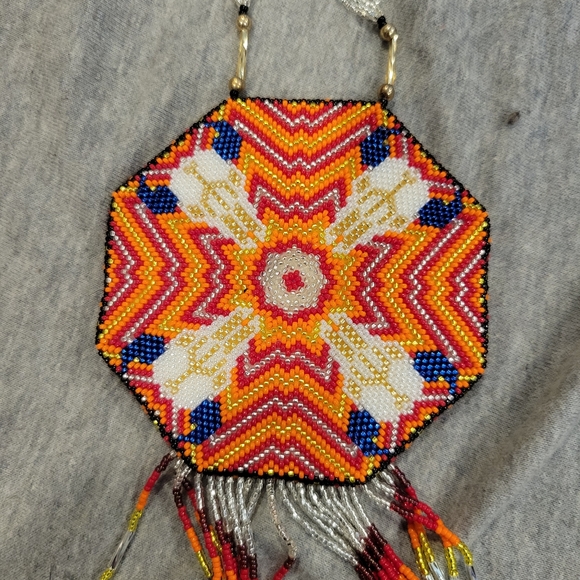 Hand Beaded Mandela - Picture 2 of 3